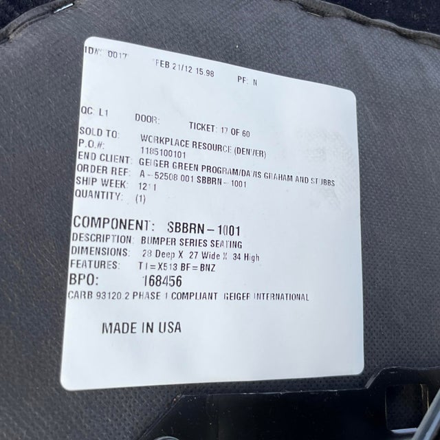 Ward Bennett ‘Bumper’ Chair in Black Mohair For Sale - Image 12 of 12