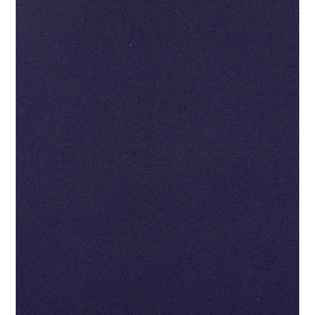 The House of Scalamandré Canvas Fabric, Midnight For Sale