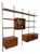 E22 Wall Bookcase in Iron and Wood attributed to Osvaldo Borsani for Tecno, Italy, 1960s For Sale