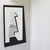 Mid-Century Modern Italian Postmodern Screen-Printed Black Glass Mirror, 1980s For Sale - Image 3 of 10