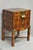 Vintage Chinese Teak & Bamboo Campaign Chest Side Table on Base Stand by Furniture Classics Ltd with Brass Hardware and...