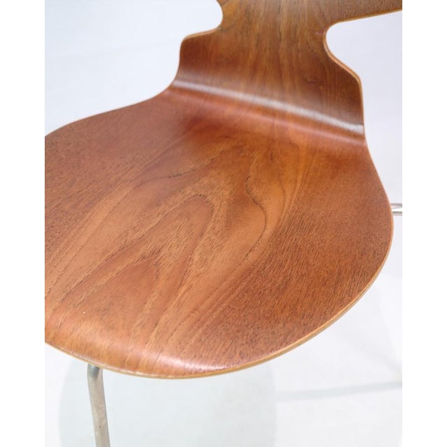 1950s Model 3100 Ant Chair in Teak by Arne Jacobsen for Fritz Hansen, 1950 For Sale - Image 5 of 12
