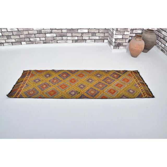 1960s Handmade wool and cotton rug in Turkish Anatolian Carpet, Vintage Area Rug, Turkish Vintage Anatolian Rug, Handmade...