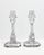 Cambridge Dolphin Fish Clear Glass Candlesticks For Sale - Image 10 of 18