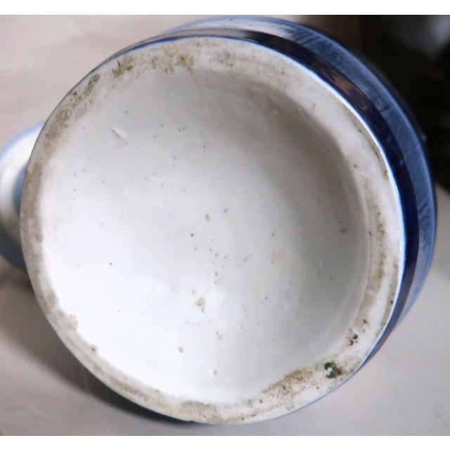 Ceramic Delft Vintage Porcelain Tobacco Box With Uncommon Figural Lid For Sale - Image 7 of 11