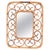 Bamboo and Rattan Rectangular Wall Mirror, Italy, 1970s For Sale