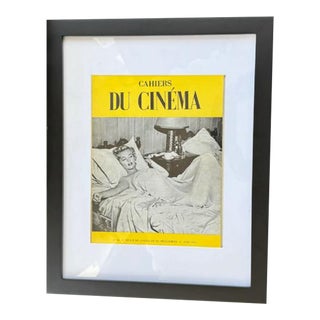 1953 Marilyn Monroe Cahiers Du Cinema Cover, Framed For Sale