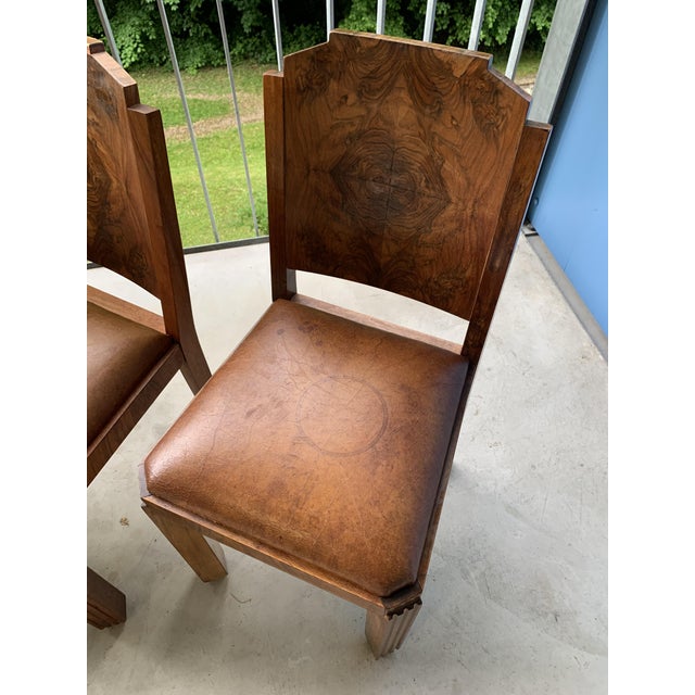 Art Deco Chairs in the style of Christian Krass, 1920s, Set of 6 For Sale - Image 11 of 18