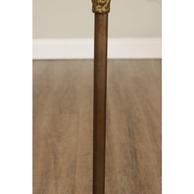 Mid 20th Century Vintage Brass Lyre Music Stand For Sale - Image 5 of 12