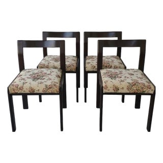 Vintage Modern Minimalist Chairs, 1970s, Set of 4 For Sale