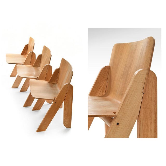 Peota Chairs by Gigi Sabadin, 1970s, Set of 3 For Sale - Image 4 of 6