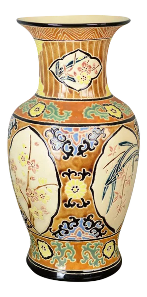Late 20th Century Oriental Baluster Large Vase