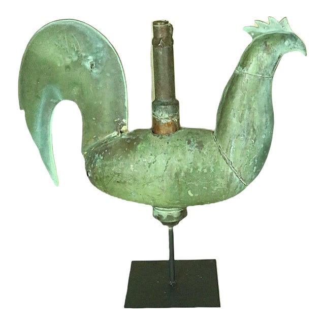 Mid 19th Century French Rooster Weather Vane For Sale