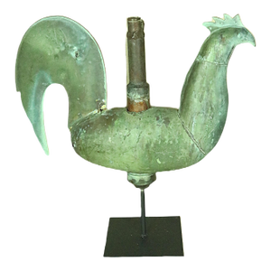 Mid 19th Century French Rooster Weather Vane