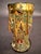 Gold Moser Antique Bohemian Art Nouveau Enameled & Gilded Glass Insect Cabinet Vase For Sale - Image 8 of 11