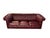 English Chesterfield Sofa in Burgundy Leather, 1980 For Sale - Image 3 of 6