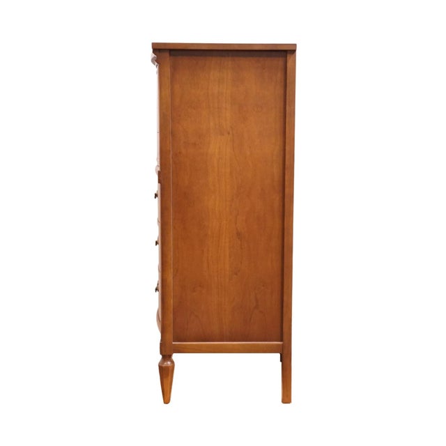 Bassett Furniture Centura Collection Solid Cherry Traditional Neoclassical 38" Chest of Drawers 9-4132 For Sale - Image 11 of 14