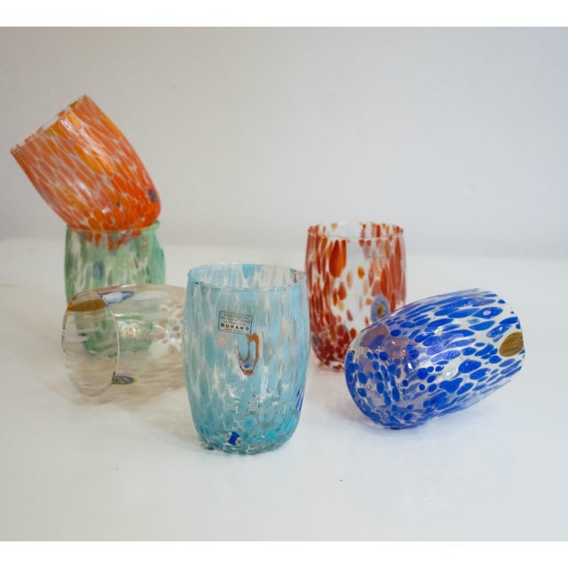 Italian Glasses by Maryana Iskra, Set of 6 For Sale - Image 8 of 14