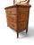 American Antique American Quarter-Sawn Oak Serpentine Dresser With Wishbone Mirror For Sale - Image 3 of 11