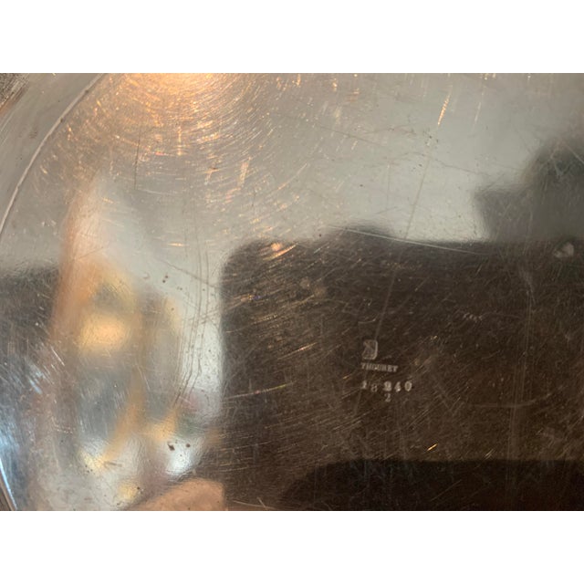 Lidded Bouillon Bowl and Small Silver-Plated Metal Dishes, 20th Century, Set of 3 For Sale - Image 6 of 12