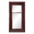 Antique American Empire Flame Mahogany Ogee Wall Mirror C1840 For Sale