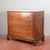 Three-Drawer Walnut Chest of Drawers with White Marble Top, 1800s For Sale - Image 4 of 18