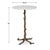 Branching out accent table features bronze branch growing upward to support a luxurious Banswara 14" white marble top. Due...