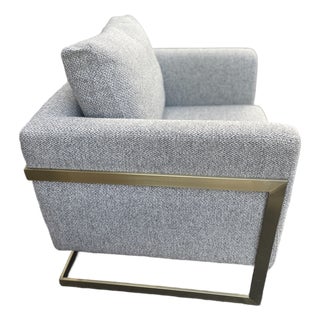 Lexington Winthrop Accent Chair With Gold Metal Frame For Sale