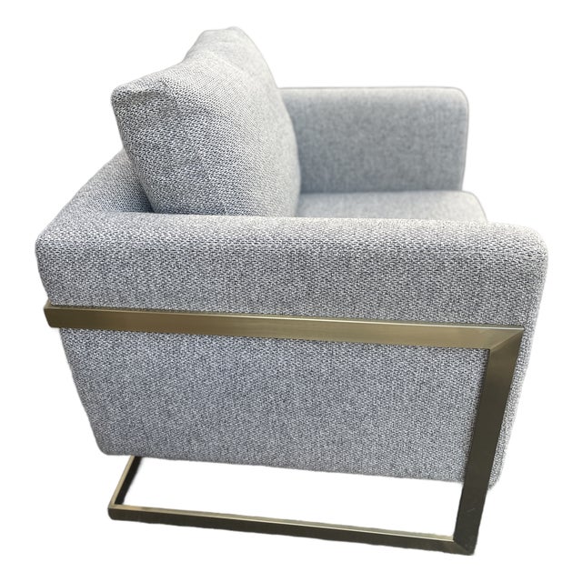Lexington Winthrop Accent Chair With Gold Metal Frame For Sale