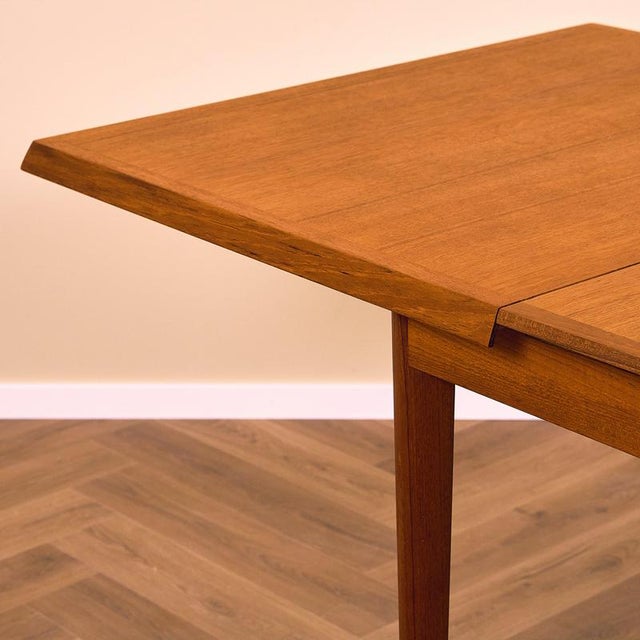 Danish Dining Table in Teak by Aage Schmidt Christensen for Fritz Hansen, 1960 For Sale - Image 3 of 8