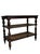 Baker Furniture Company Vintage Baker Milling Road British Colonial Style Three-Tier Stand With Cane Shelves For Sale - Image 4 of 12