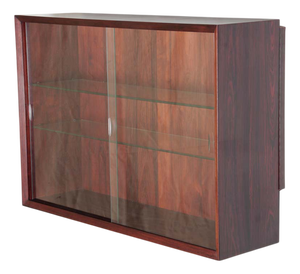 Scandinavian Wall-Mounted Display Case in Rosewood by Poul Cadovius, 1960
