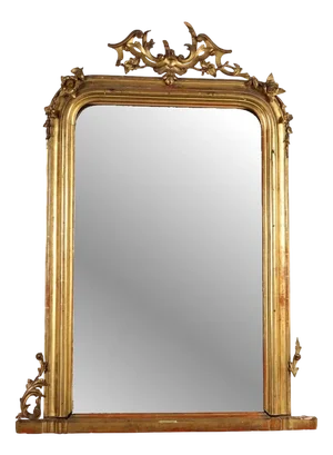 Mirror in Golden Wood