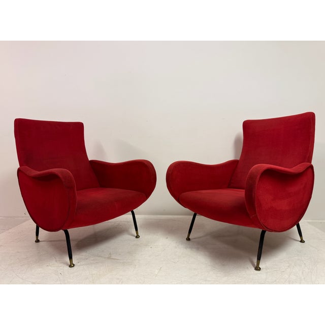 Mid-Century Italian Armchairs, 1960s, Set of 2 For Sale - Image 10 of 17