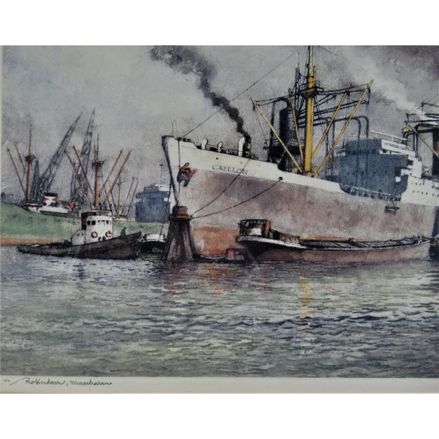 Hendrikus Elias Roodenburg, Rotterdam, Maashaven, 1958 For Sale In San Francisco - Image 6 of 8