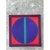 Wood Vintage Geometric Abstract Painting on Canvas For Sale - Image 7 of 12