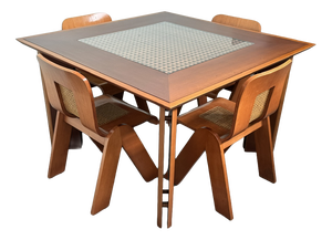 Dining Table and Chairs by Gigi Sabadin for Stilwood Italia, 1970s, Set of 5