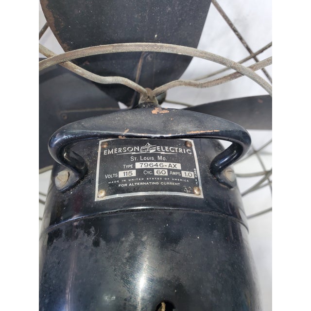 Mid-Century Modern 1952 Emerson Electric Fan For Sale - Image 3 of 3