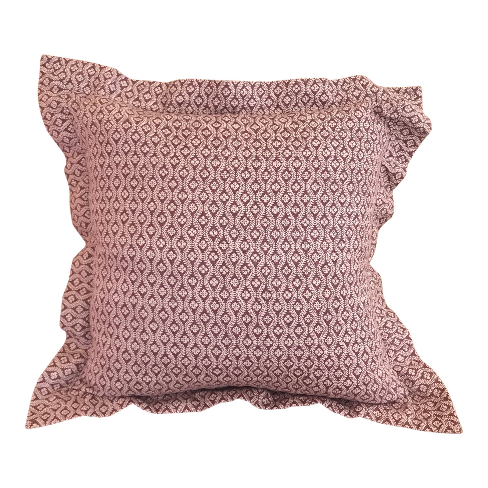 Modern Pierre Deux Purple White Chloe Pillow Chairish