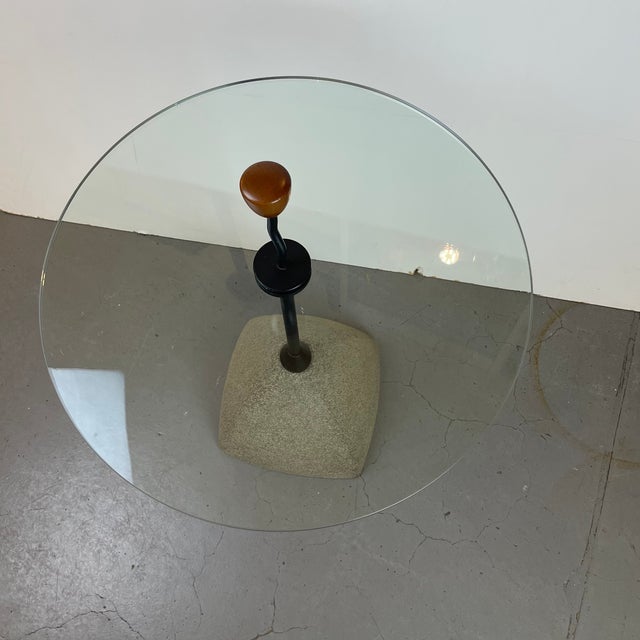 Ettore Sottsass Post-Modern Side Table in the Style of Ettore Sottsass, Italy, 1980s by Ettore Sottsass for Cappellini For Sale - Image 4 of 10