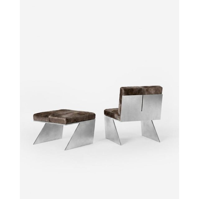 LV Lounge Chair in Aluminum by Pietro Franceschini For Sale - Image 6 of 7