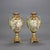 Pair Antique Rudolstadt Hand Painted and Gilt Porcelain Bolted Urns 1890s For Sale - Image 6 of 8