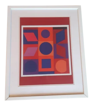 Victor Vasarely Alphabet v.r. Off Set Lithograph