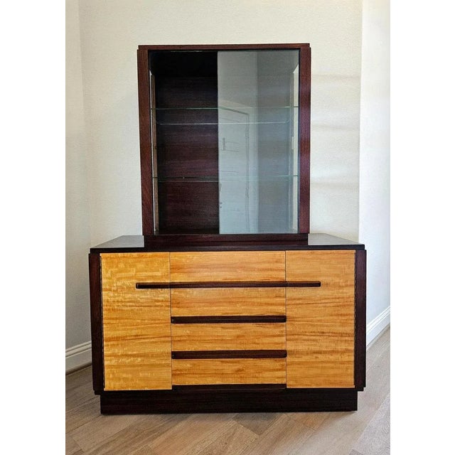 A rare and important Art Deco period Century of Progress Display Cabinet designed by Wolfgang Hoffmann (Austrian,...