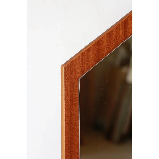 Magnificent Scandinavian Losange -shaped teak mirror dating from the 1960s. Epoque: 60s Dimensions: L 36.5 x H 56 State:...