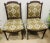 Rustic European A Pair of Mid 20th Century French Louis XVI Style Accent Chairs With New Classic Upholstery Versace Style For Sale - Image 3 of 10
