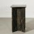 Stone Minimalist X Form Nero Marquina Marble Side Table For Sale - Image 7 of 12