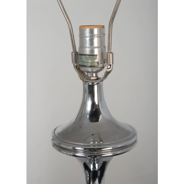 1970s Mid-Century Chrome Ball Lamps Style of Sonneman &.Kovacs - a Pair For Sale - Image 5 of 8