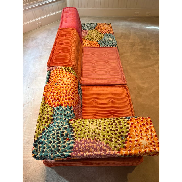 Mid-Century Modern Roche Bobois Attributed Mah Jong Modular Sofa by Hans Hopfer For Sale - Image 3 of 8