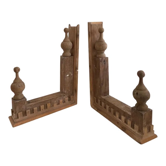 Vintage Architectural Brackets- a Pair For Sale